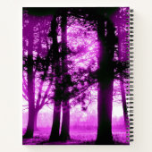 Carnet Purple Light with Silhouette Trees (Dos)