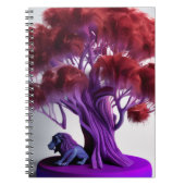 Carnet Purple lion tree Notebook (Devant)
