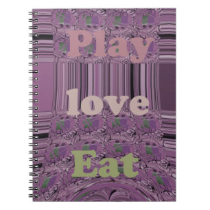 Carnet Purple Lots & Jouer Manger Afrique du Sud Traditio