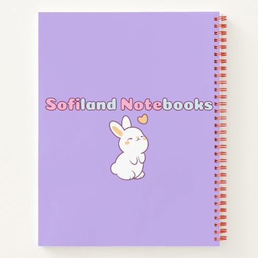 Carnet Purple mignonne 💜 💗 ✨ Pour elle (Dos)