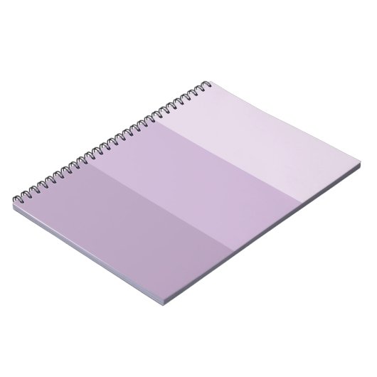 Carnet Purple Ombre rayé (Côté gauche)