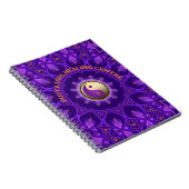 Carnet Purple or rose énergie guérir Mandala (Côté Droit)