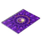 Carnet Purple or rose énergie guérir Mandala (Côté gauche)