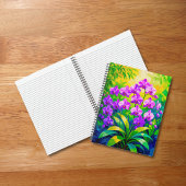 Carnet Purple Orchids Notebook