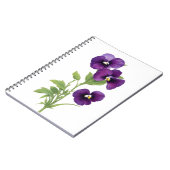 Carnet Purple Pansy (Côté gauche)
