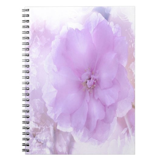 Carnet Purple Pansy (Devant)