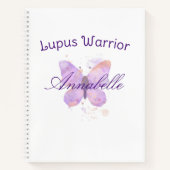 Carnet Purple papillon Lupus guerrier (Devant)