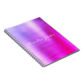 Carnet Purple Pink Foil Professionnel Fille (Côté Droit)