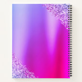Carnet Purple Pink Monogram Glitter Eyelashes (Dos)