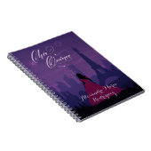 Carnet Purple Pink Paris Fireworks Quinceañera (Côté Droit)