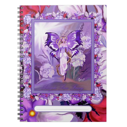 Carnet Purple Sun Fairy (Devant)