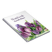 Carnet Purple Tulips (Côté Droit)