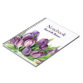 Carnet Purple Tulips (Côté gauche)