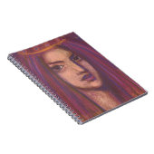 Carnet Purple Voile Est Orientale Portrait Peinture (Côté Droit)