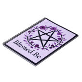 Carnet PurpleBlessedBe (Côté gauche)