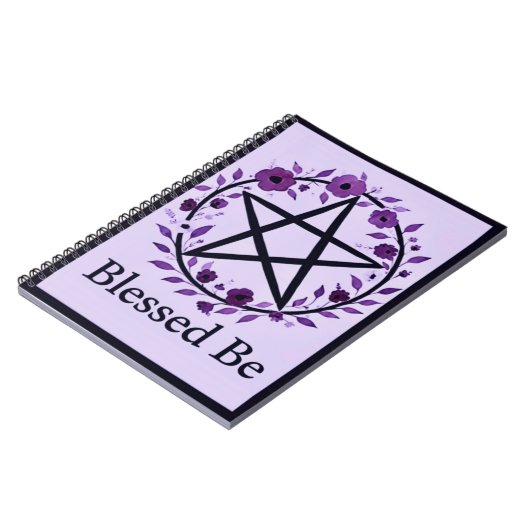 Carnet PurpleBlessedBe (Côté gauche)