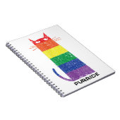 Carnet Purride Shirt LGBT Drôle Gay pride Chat Saying Gra (Côté Droit)