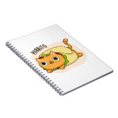 Carnet Purrito Chat Drôle Burrito Punison (Côté Droit)