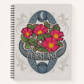 Carnet Purslane - Astrologie des fleurs et magie (Devant)