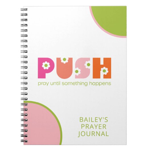 Carnet PUSH Priez Jusqu'À Ce Que Quelque Chose Arrive Jou (Devant)