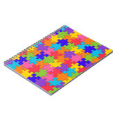Carnet Puzzle coloré (Côté gauche)