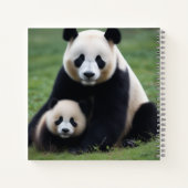 Carnet Puzzle de Panda Maman et Bébé (Dos)