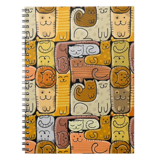 Carnet Puzzle Funny Chats House sans joint (Devant)