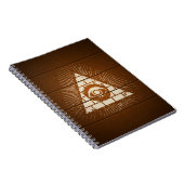 Carnet Pyramide avec l'oeil (Côté Droit)