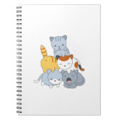 Carnet Pyramide des chats - Groupe de chats (Devant)