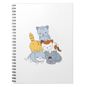 Carnet Pyramide des chats - Groupe de chats
