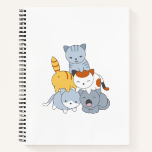 Carnet Pyramide des chats - Groupe de chats
