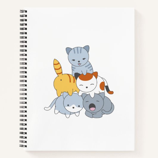 Carnet Pyramide des chats - Groupe de chats (Devant)