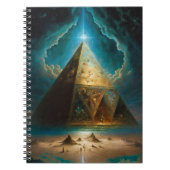 Carnet Pyramide mystique Art Visionnaire (Devant)