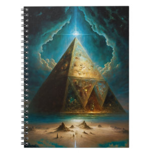 Carnet Pyramide mystique Art Visionnaire