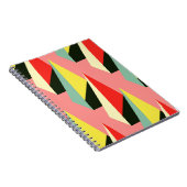 Carnet Pyramides 3D : Vintage géométrique rétro. (Côté Droit)
