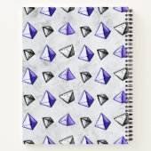 Carnet Pyramides Motif Géométrie Math Enseignant (Dos)