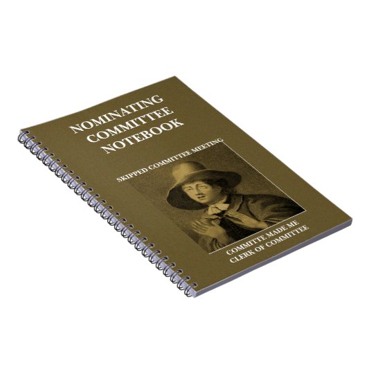 Carnet Quaker de nomination drôle Meme du Comité (Côté Droit)