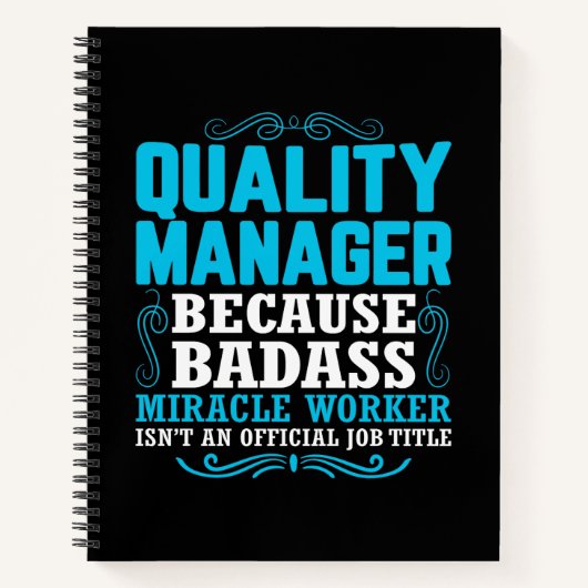 Carnet Qualité Manager, Devis Funny Quality Manager (Devant)