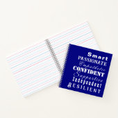 Carnet Qualités des grandes femmes Bleues (Intérieur)