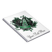 Carnet Qualités noires et vertes d'acclamation (Côté Droit)