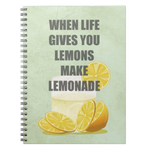 Carnet Quand la vie vous donne des citrons, faites des ci
