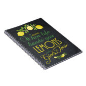 Carnet quand la vie vous remet les citrons égrènent le (Côté Droit)