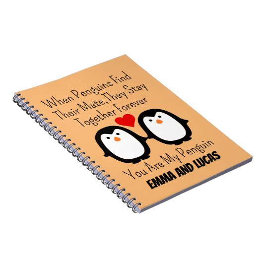 Carnet quand les pingouins trouvent leur partenaire ils r (Côté Droit)