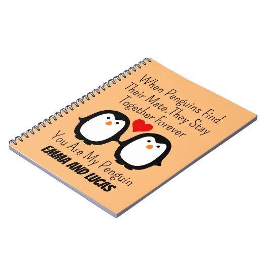 Carnet quand les pingouins trouvent leur partenaire ils r (Côté gauche)