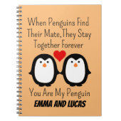 Carnet quand les pingouins trouvent leur partenaire ils r (Devant)