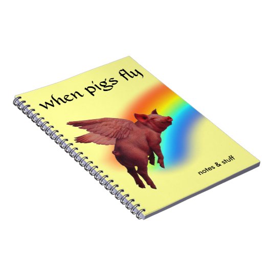 Carnet quand les porcs volent (Côté Droit)
