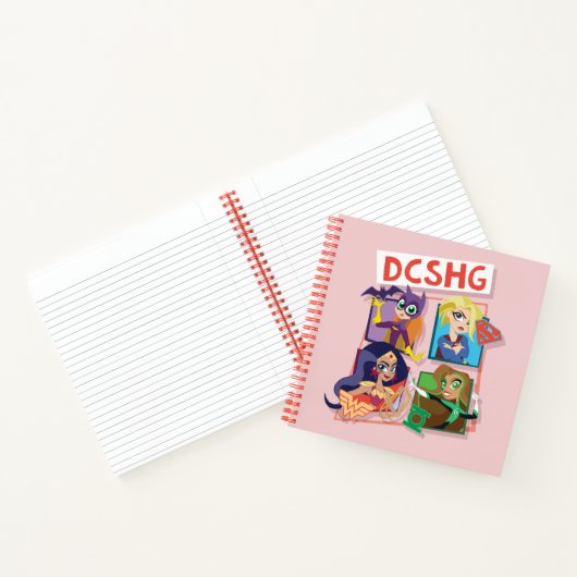 Carnet Quartet Filles DC Super Hero (Intérieur)