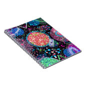 Carnet Quartier Galactique : Carte Postale d'Art Abstrait (Côté Droit)