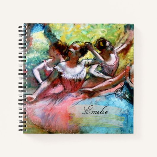 Carnet Quatre Ballerinas par Degas Sketchbook (Devant)