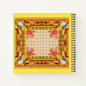 Carnet quatre coins Baroque (Dos)